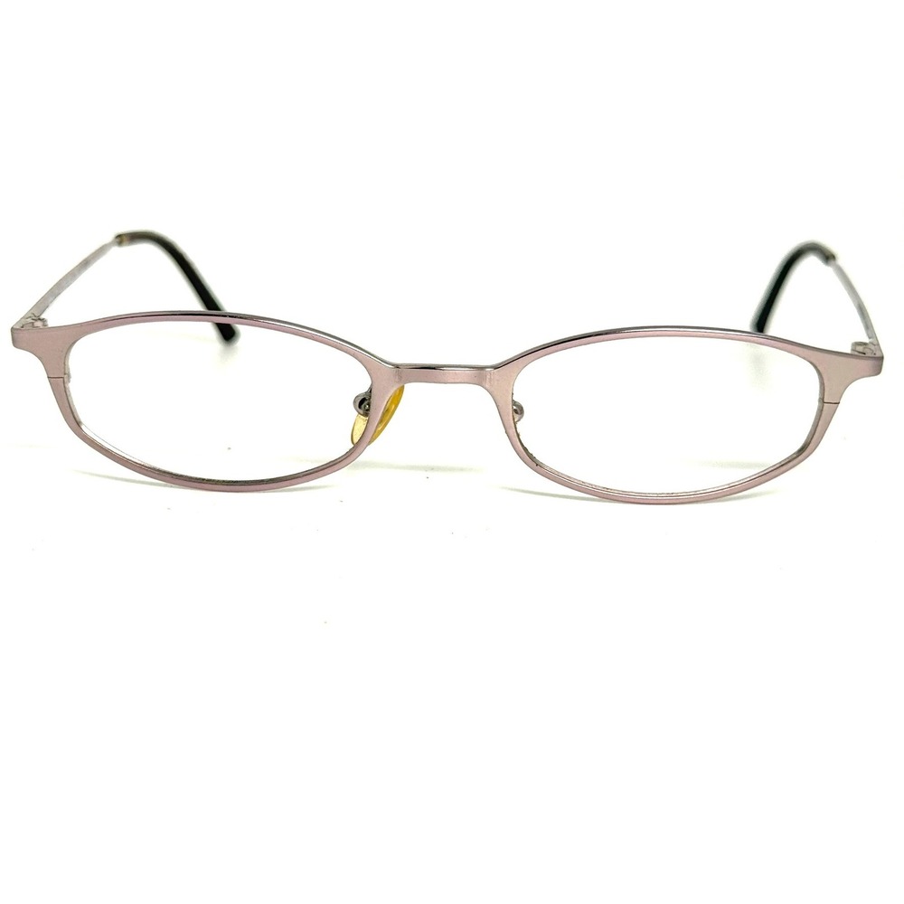 Kenneth Cole A-Cute Angle 751 Eyeglasses Pink Metal Oval Frame‎ Italy 48-18-140